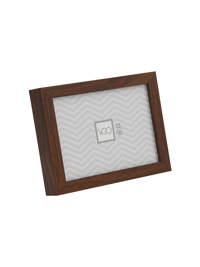 Marco de plástico símil madera shadow box (15 mm)