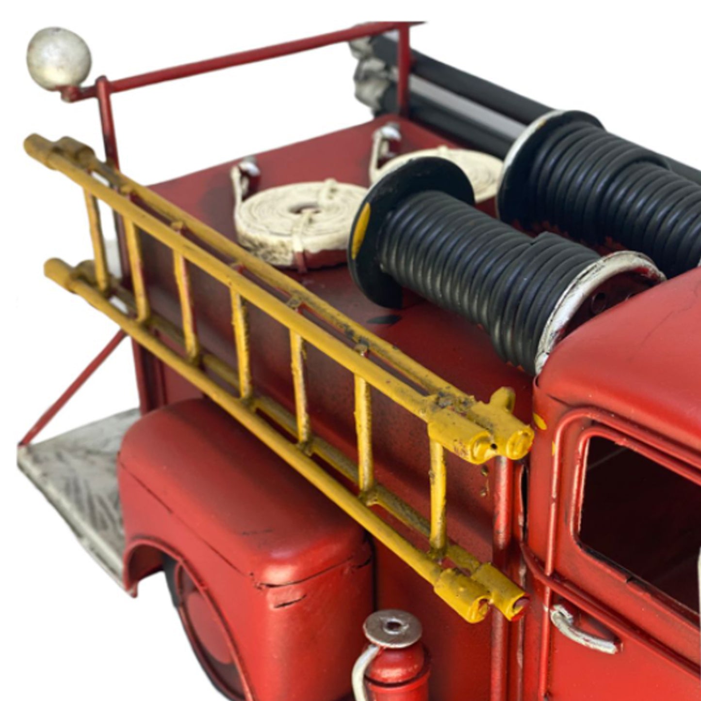 Adorno metálico camión vintage 36x15x16 cm.