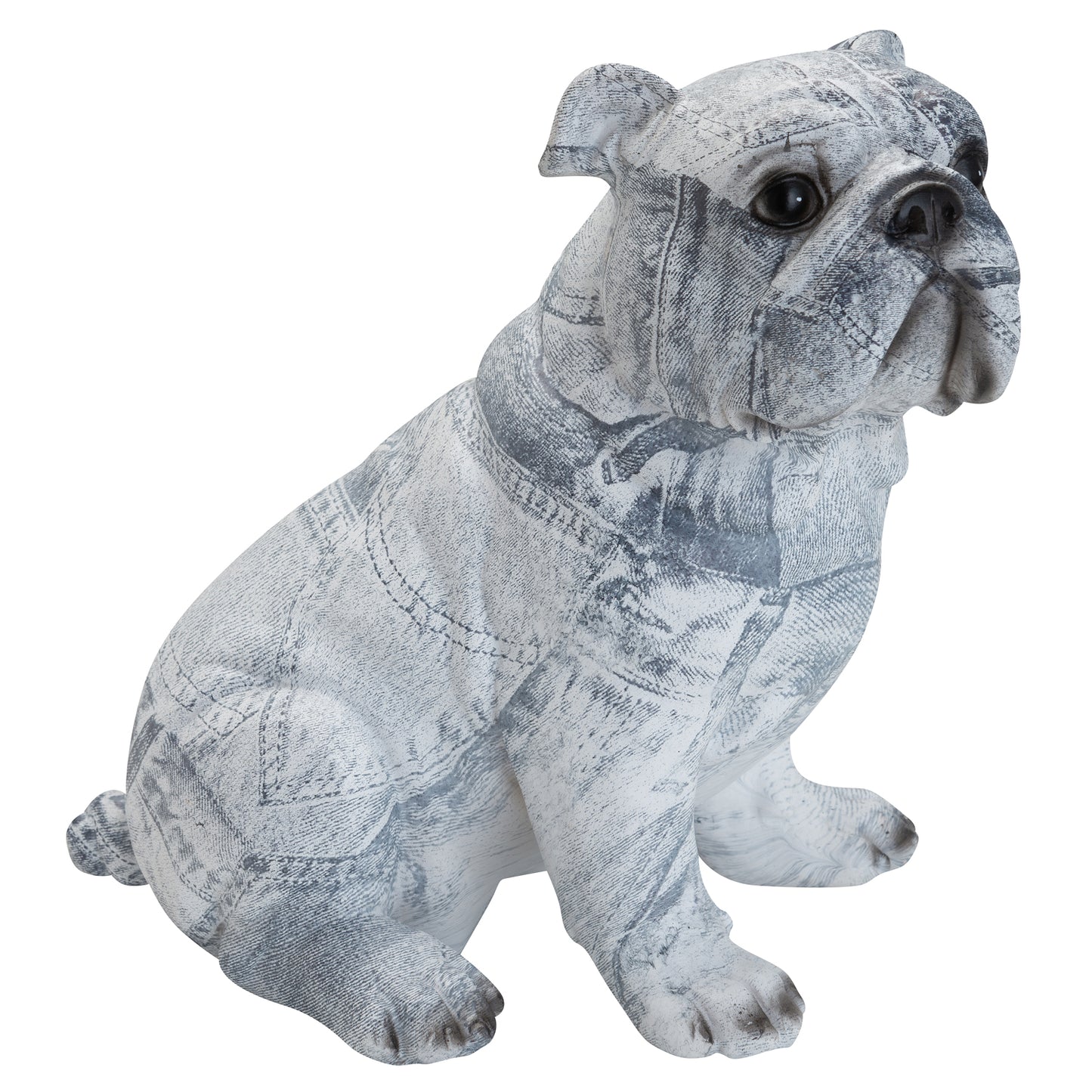 Adorno resina bulldog 23x17x22 cm.