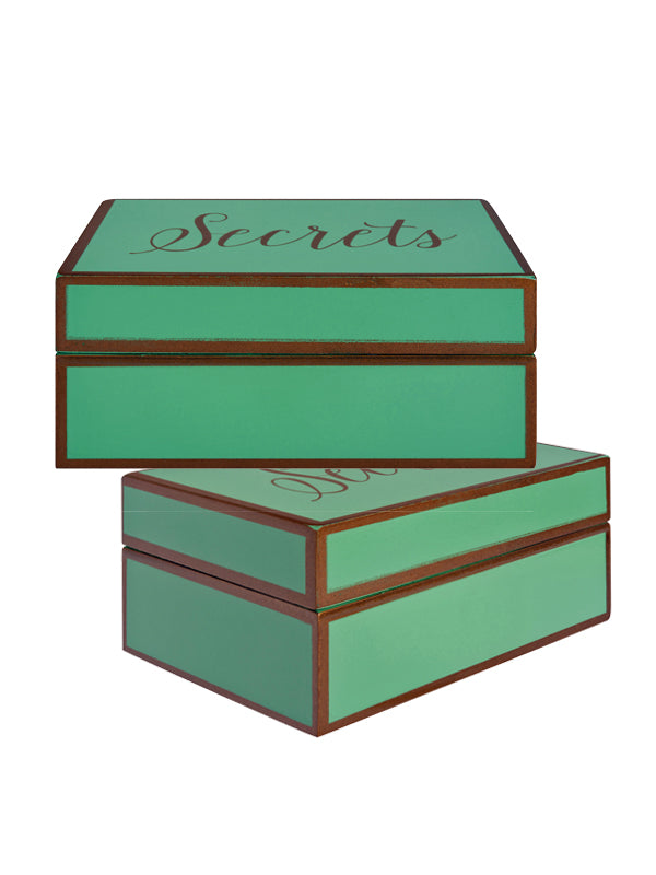 Cajita de madera laqueada Secrets