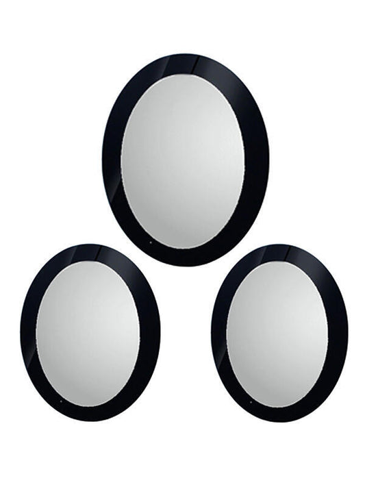 Set de 3 espejos ovalados