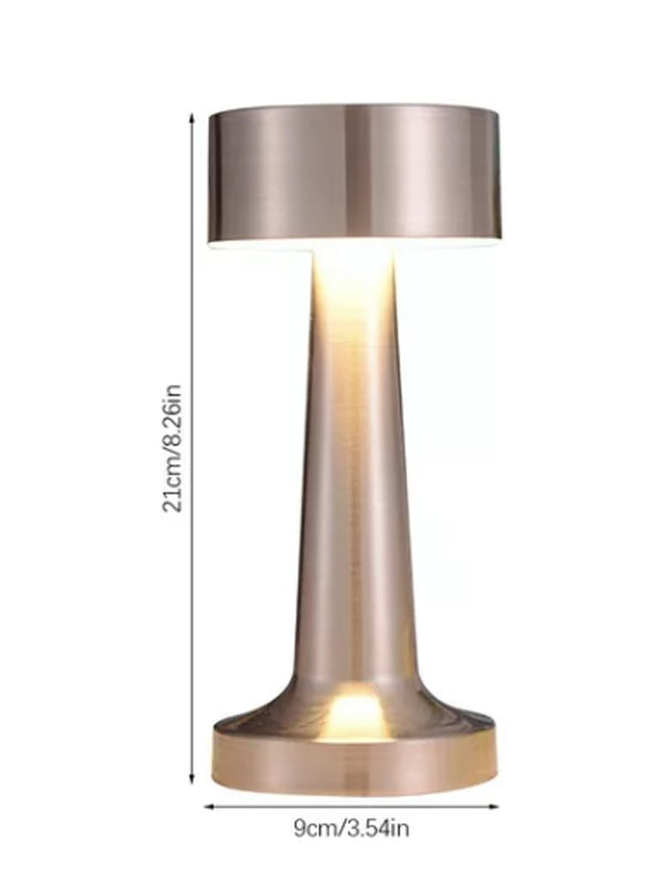 Lámpara de mesa al tacto. Recargable usb. 3 Tonos de luz