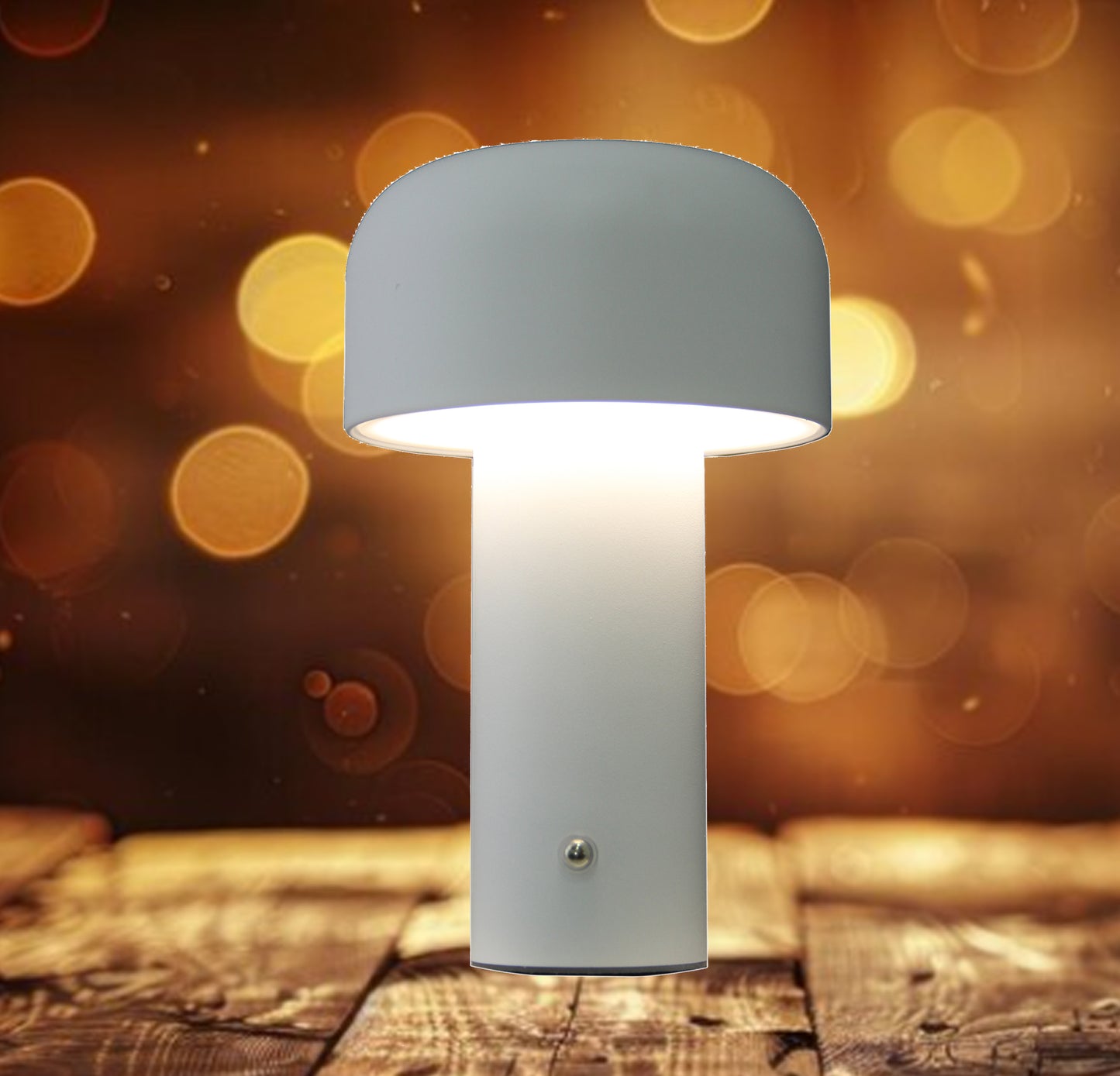 Lámpara de mesa al tacto. Recargable usb. 3 Tonos de luz