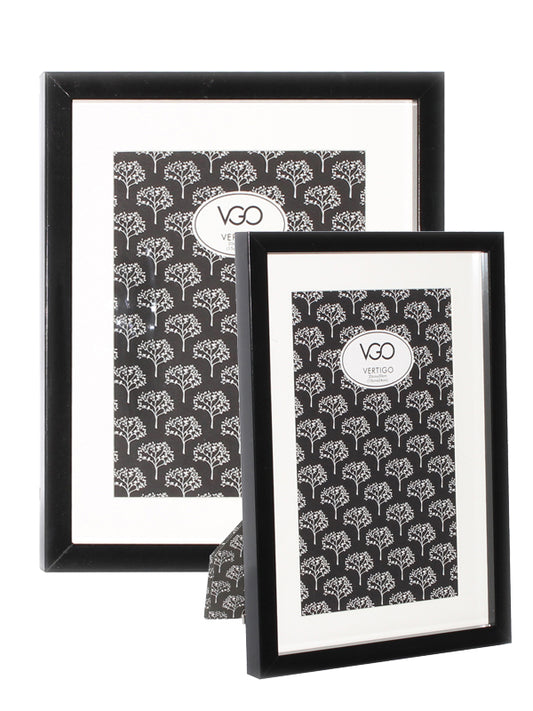 Marcos brillosos combinados con paspartú