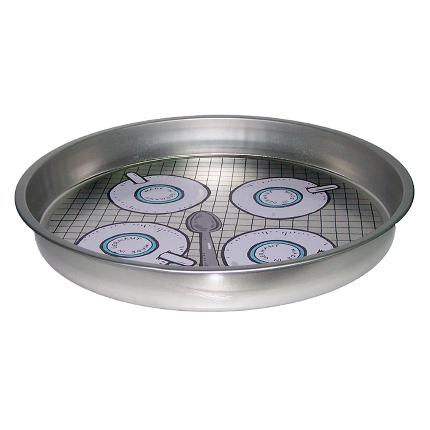 Bandeja metálica diseño coffee