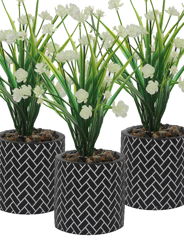 Plantita artificial con maceta aprox. 28 cm.