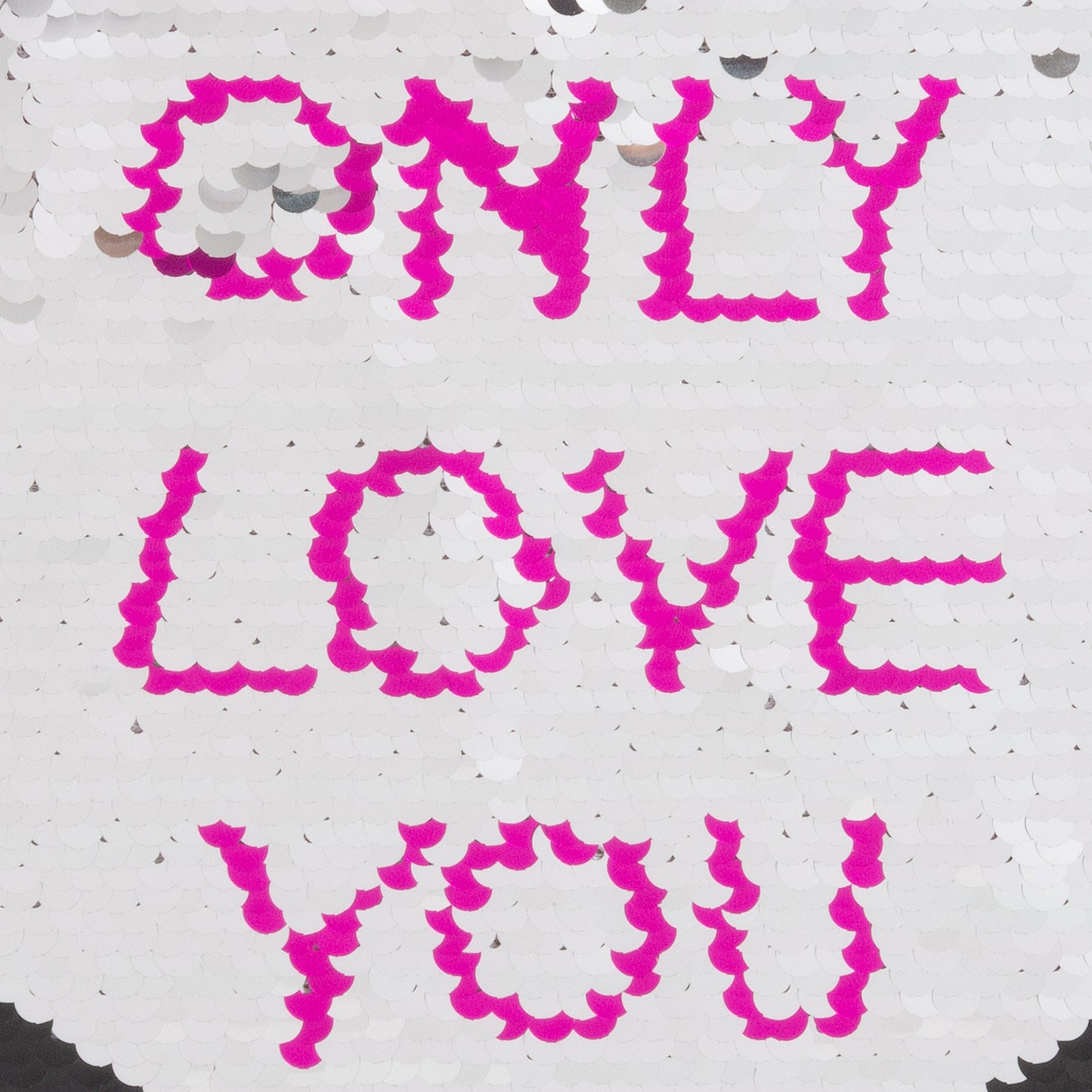 Cuadrito love you con brillitos 21x28 cm.