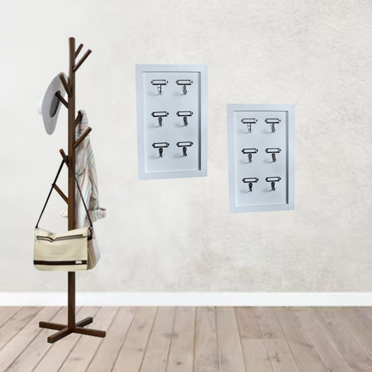 Colgador organizador de llaves en madera