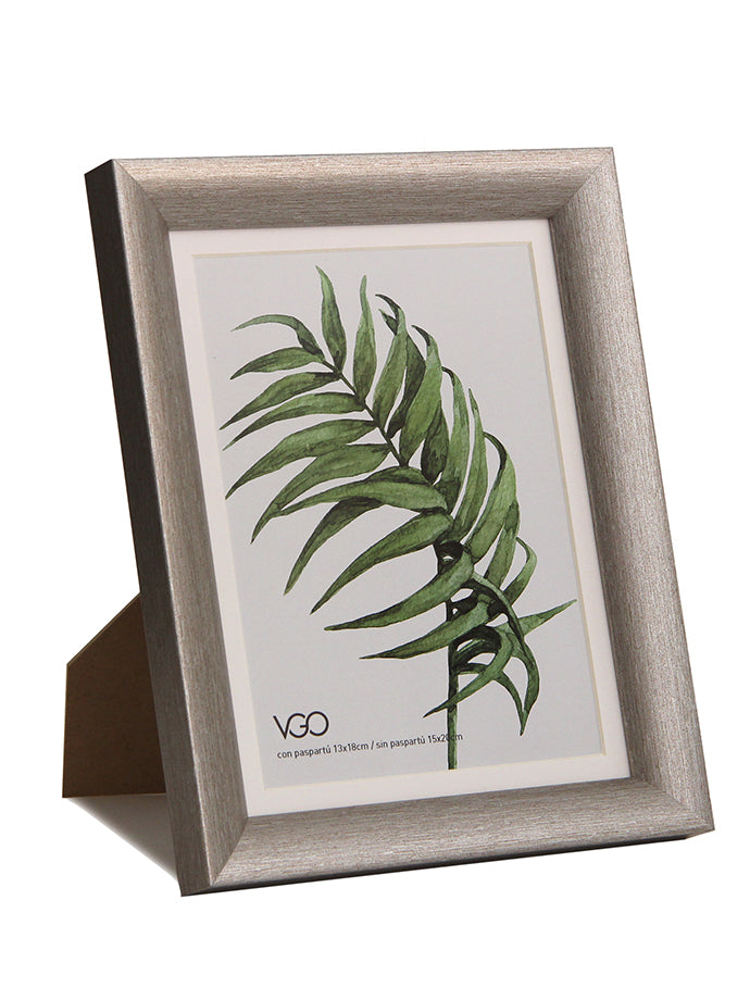 Marcos madera brilloso con paspartú