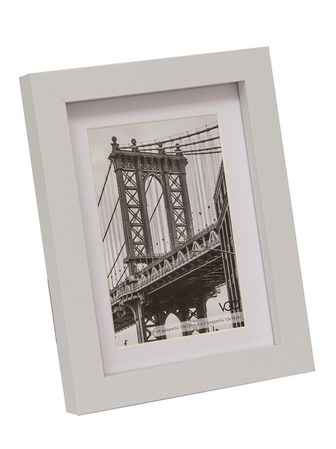 Marco madera tipo Box con paspartú