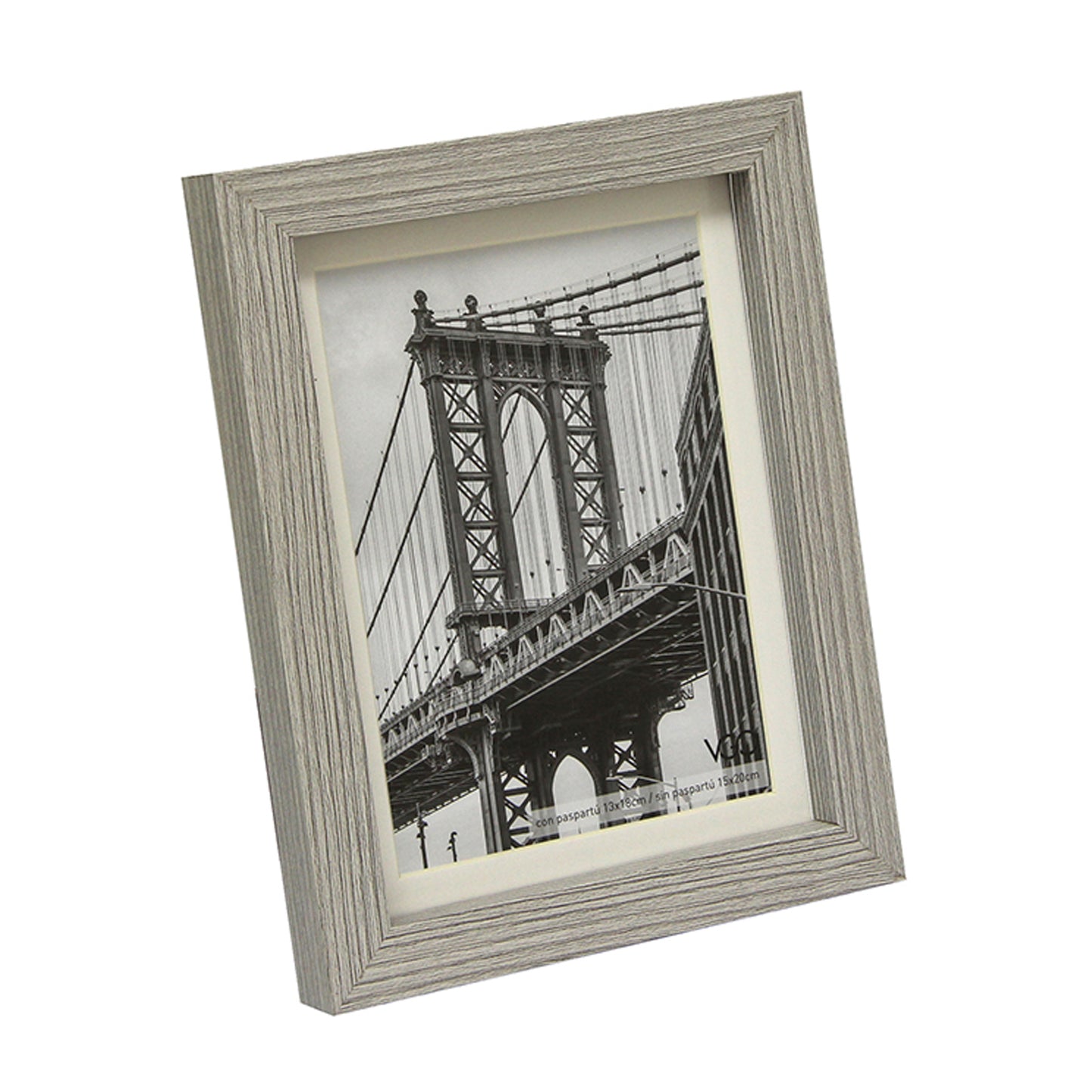 Marco madera tipo Box con paspartú