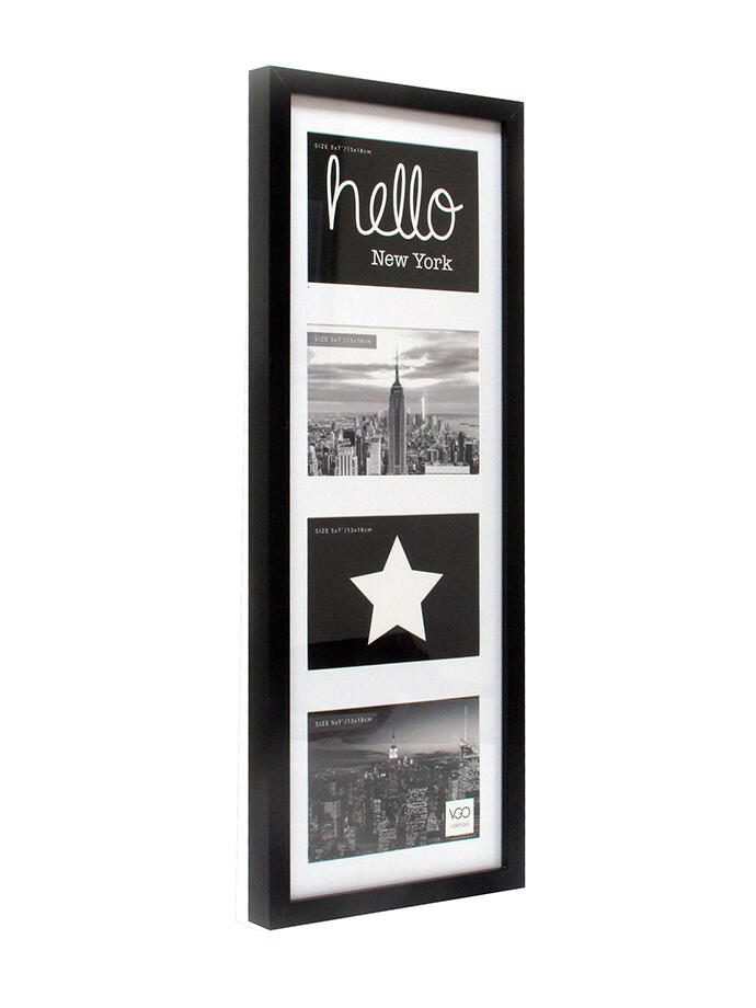 Marcos de madera cuádruples