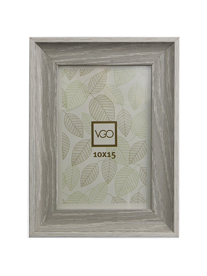 Marco plástico símil madera ancho