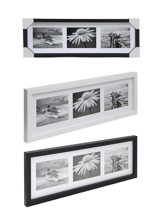 Marcos de madera triples