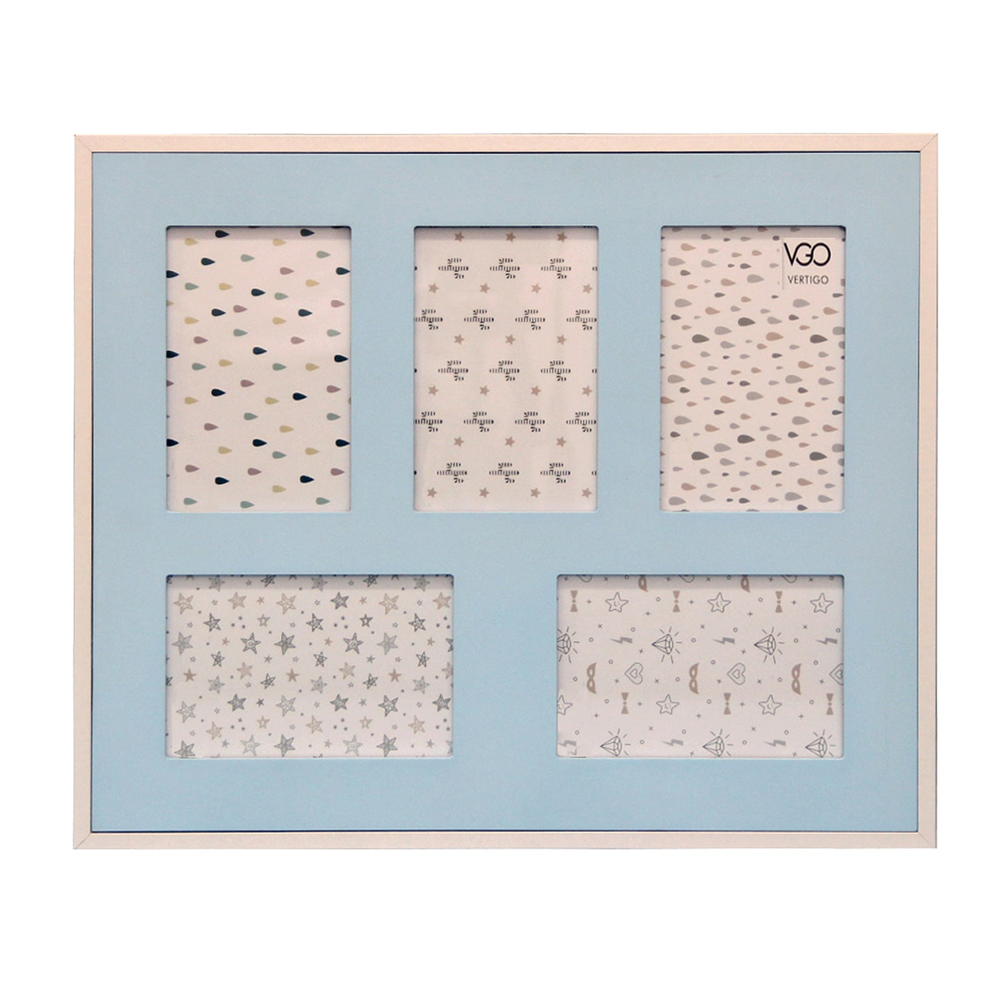 Marcos de madera múltiples infantiles