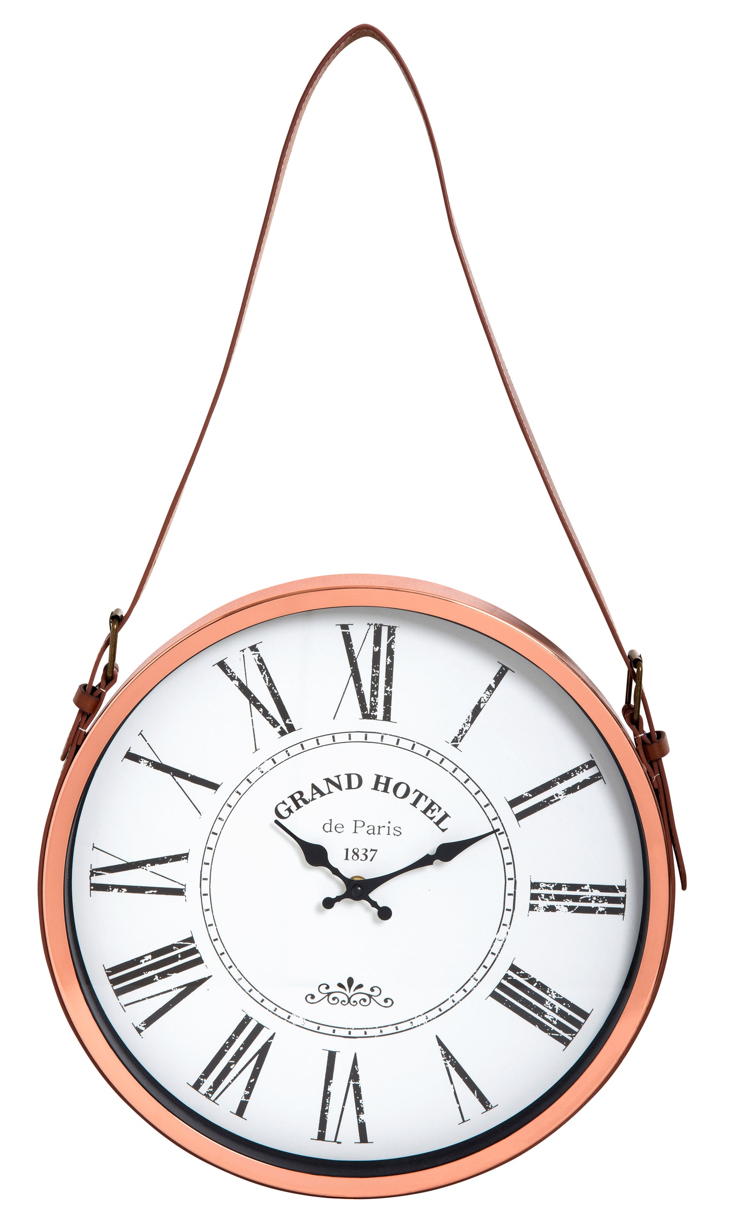 Reloj de pared con correa