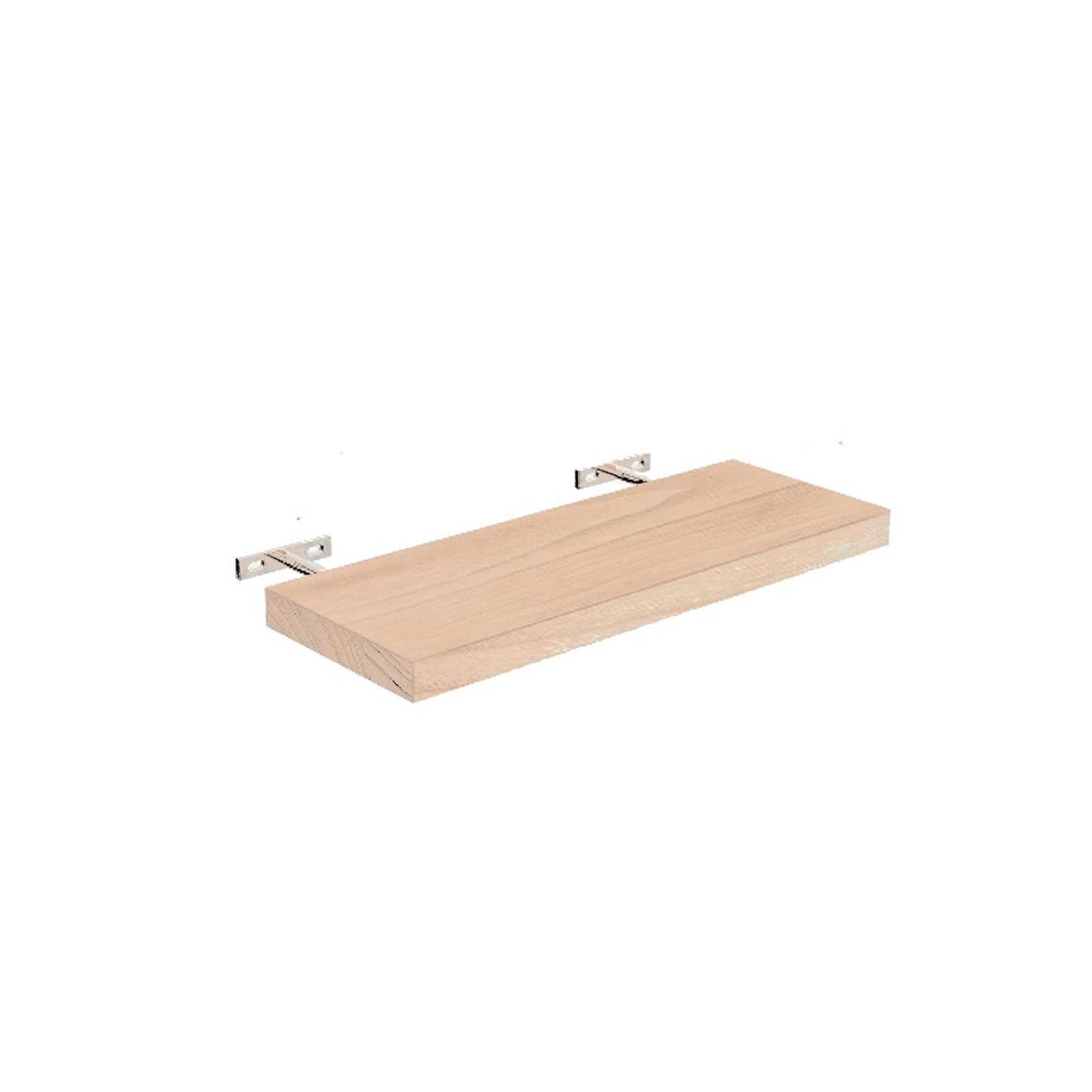 Repisa flotante de madera 60x23x4 cm