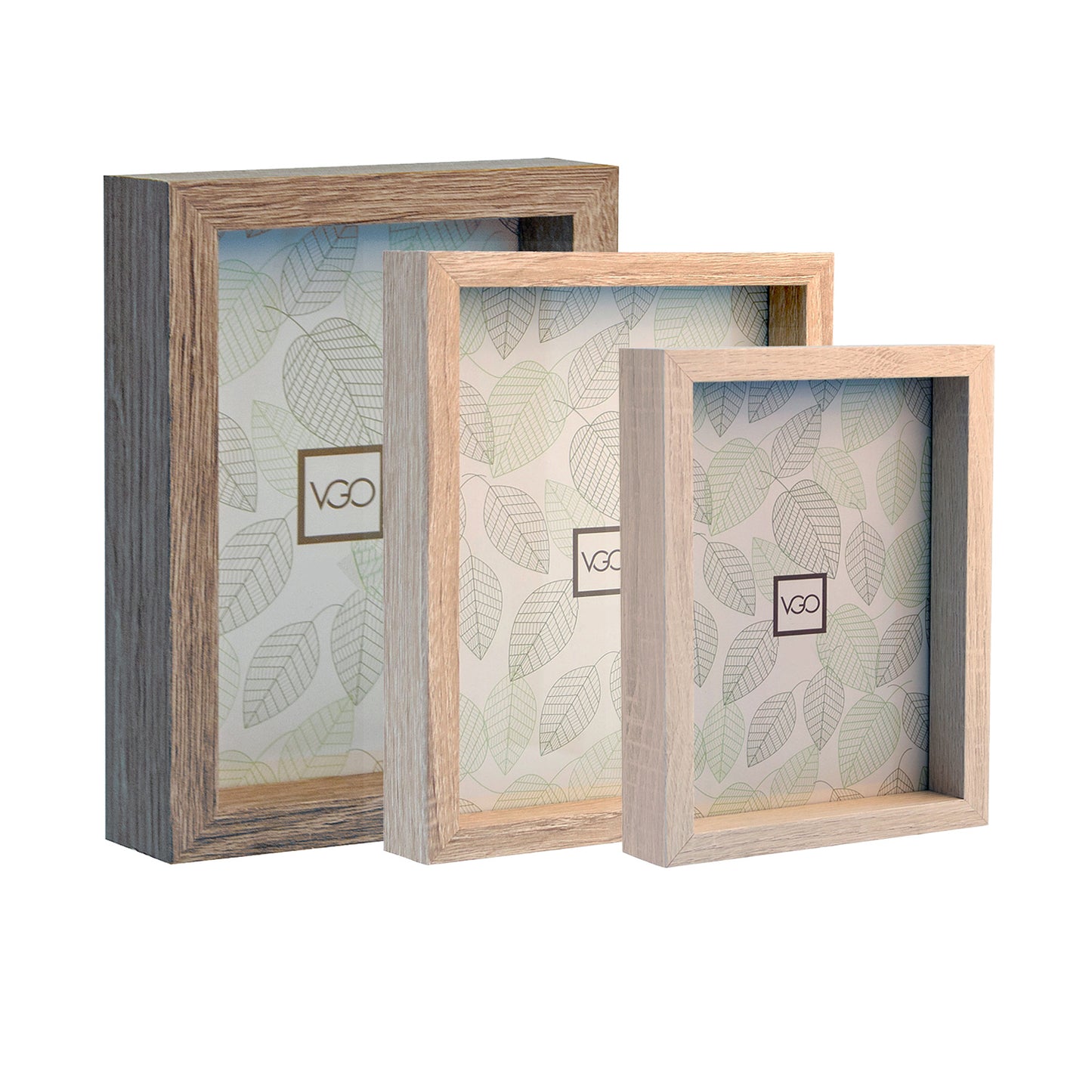 Marco plástico símil madera Box