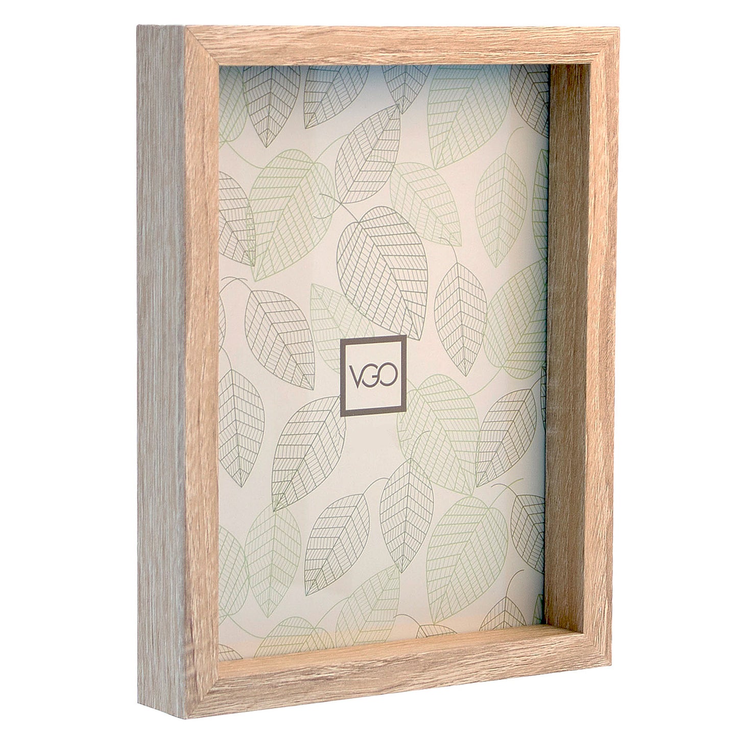 Marco plástico símil madera Box