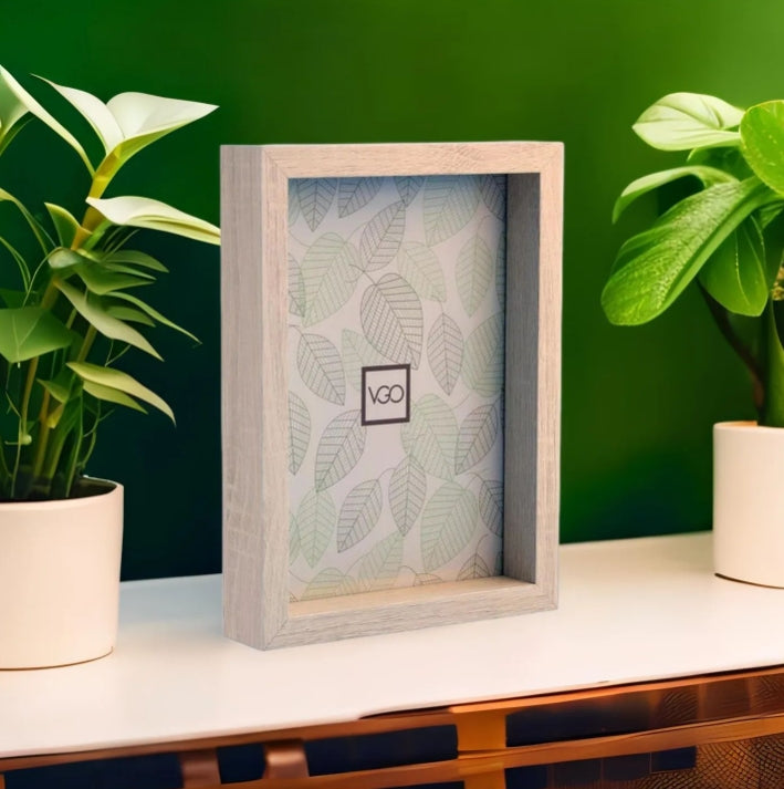 Marco plástico símil madera Box