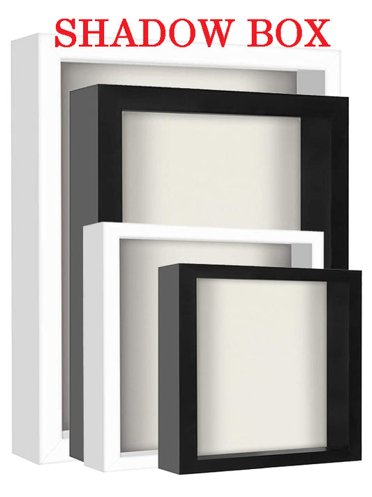 Marco ancho con acrilico shadow box (43 mm)