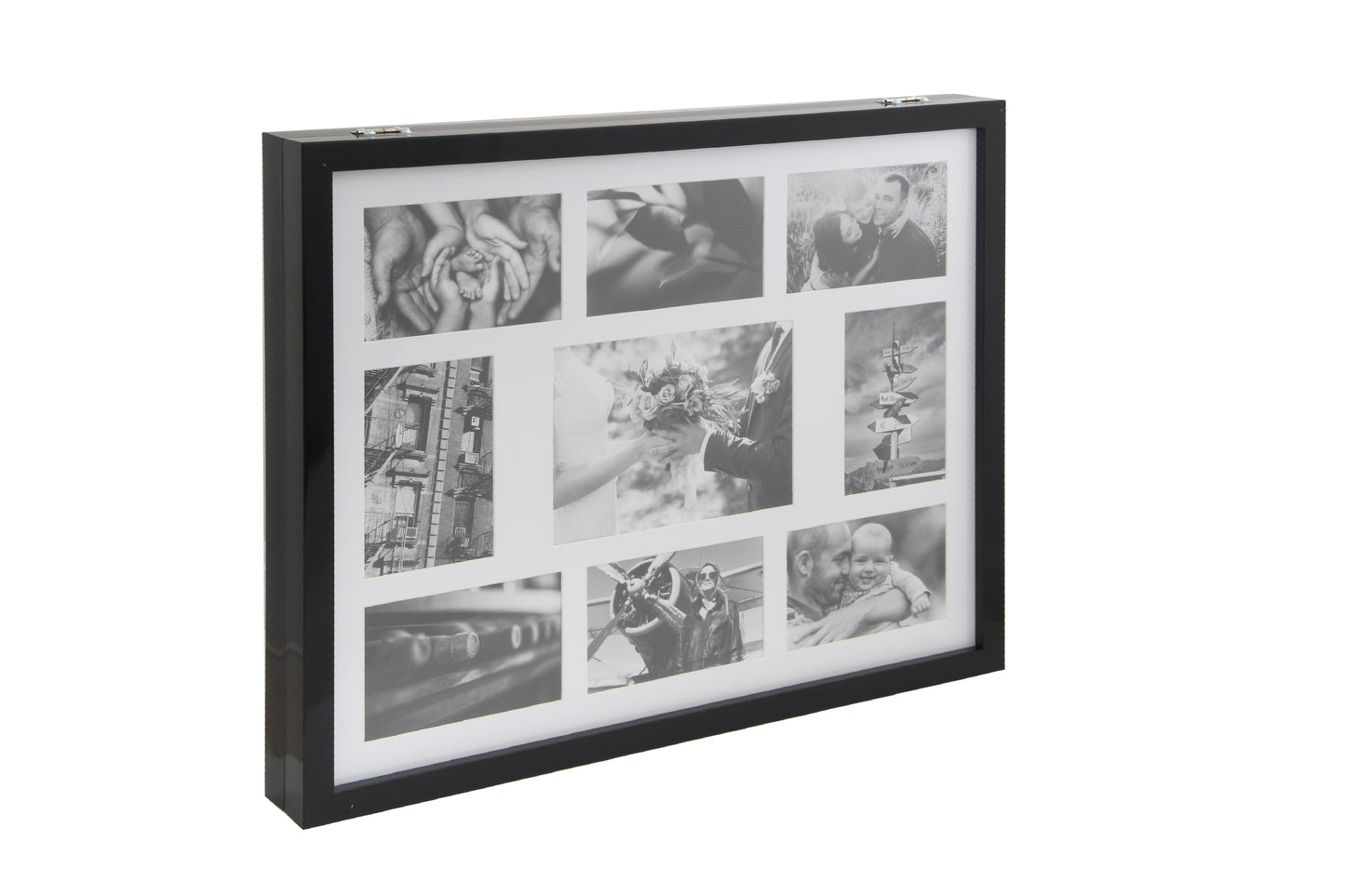 Marco múltiple 52x42 con bisagra cubre tablero eléctrico