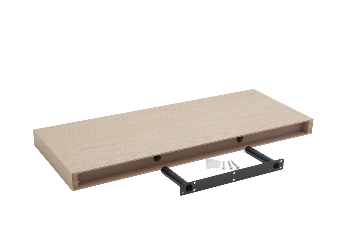 Repisa flotante de madera 80x23x4 cm