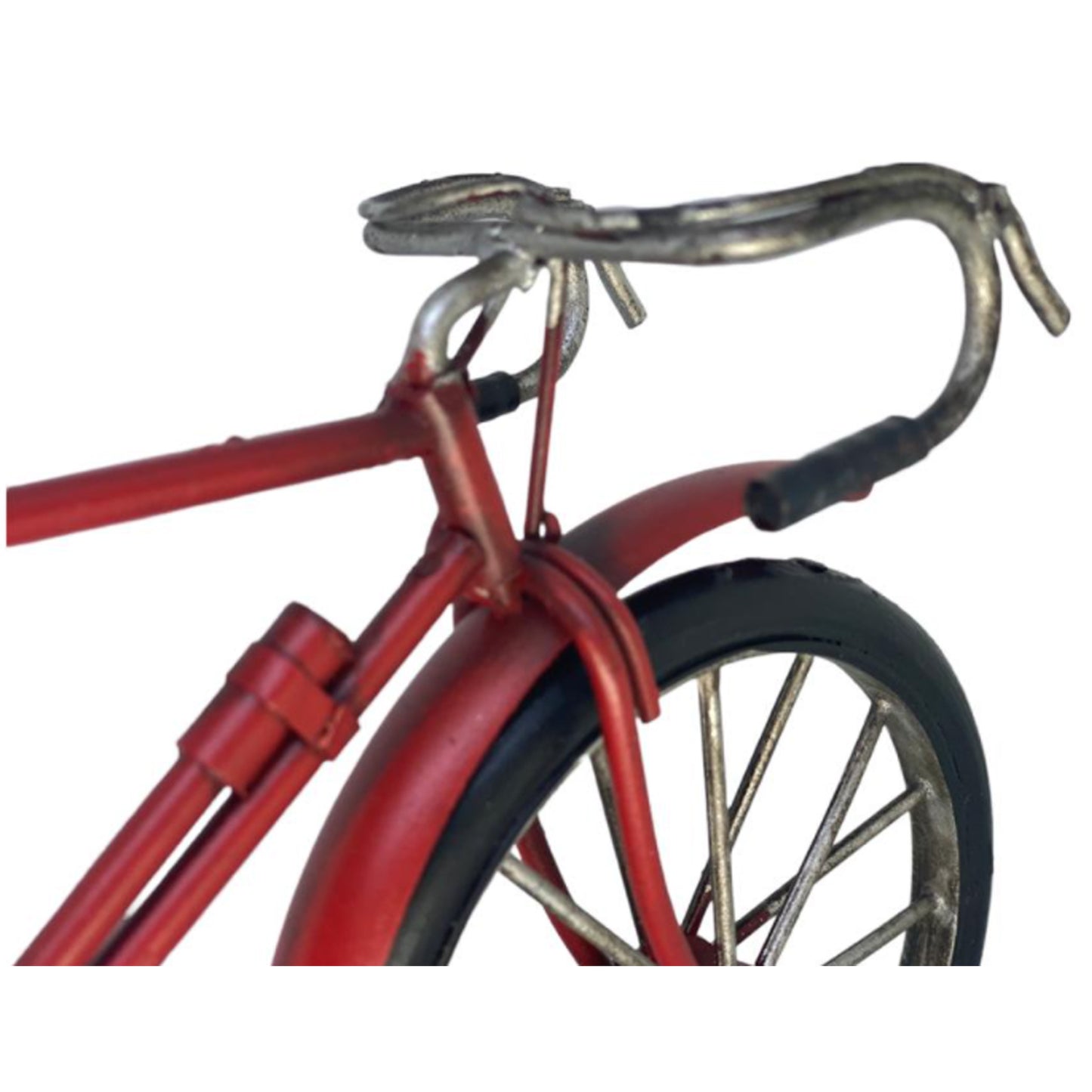 Adorno metálico bicicleta vintage 30x17x7 cm.