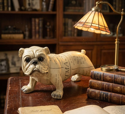 Adorno resina bulldog 26x13x13 cm