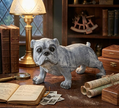 Adorno resina bulldog 26x13x13 cm