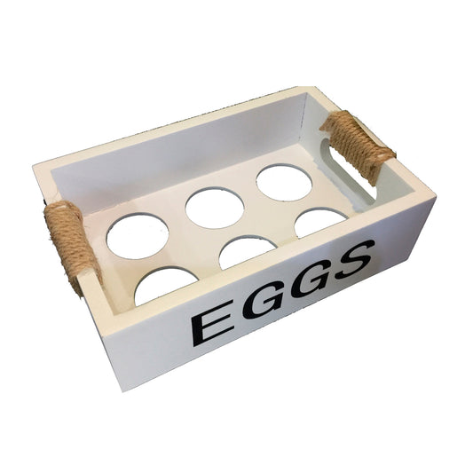 Cajita madera para 6 huevos