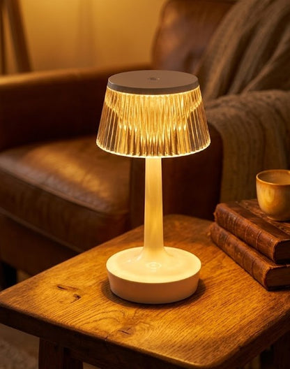 Lámpara de mesa al tacto. Recargable usb. 3 Tonos de luz