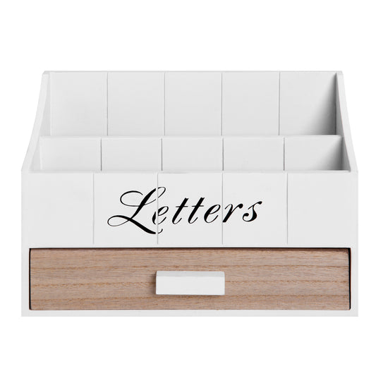 Organizador de cartas en madera