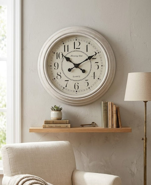 Reloj plástico de pared 50 cm.