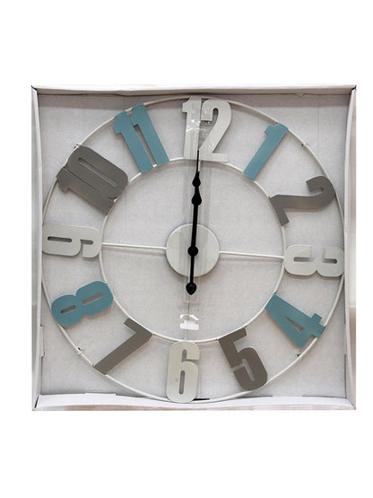 Reloj metálico de pared 50 cm.