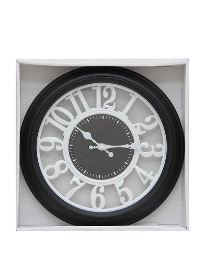 Reloj plástico de pared 30 cm.