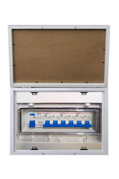 Marco múltiple 37x31 con bisagra cubre tablero eléctrico