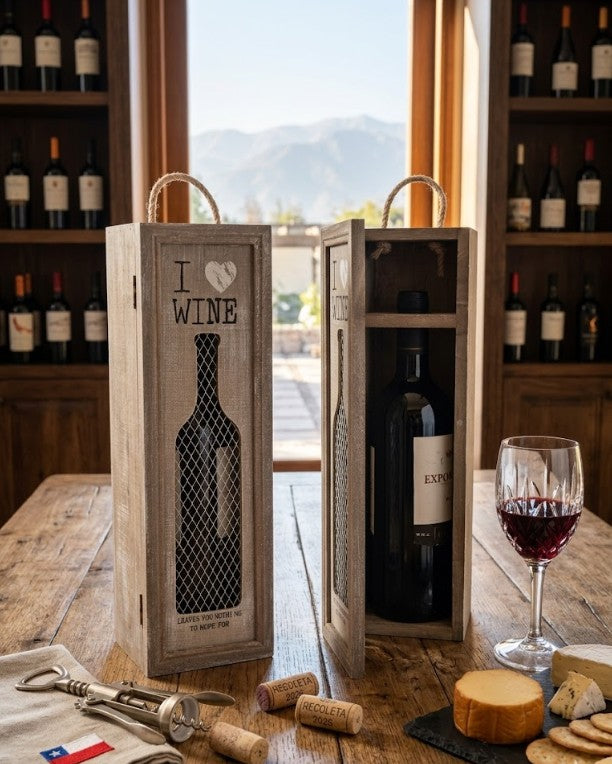 Porta Botellas madera