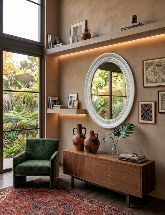 Espejo ovalado 41x50 cm