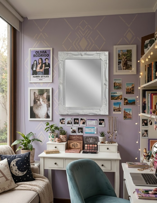 Espejo rectangular antique 25x30 cm